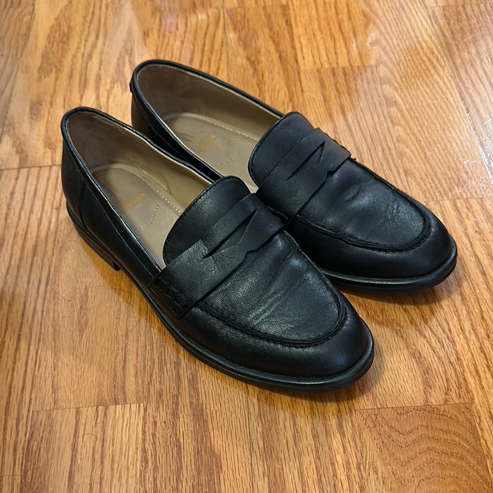 Sam Edelman Black Leather Loafers